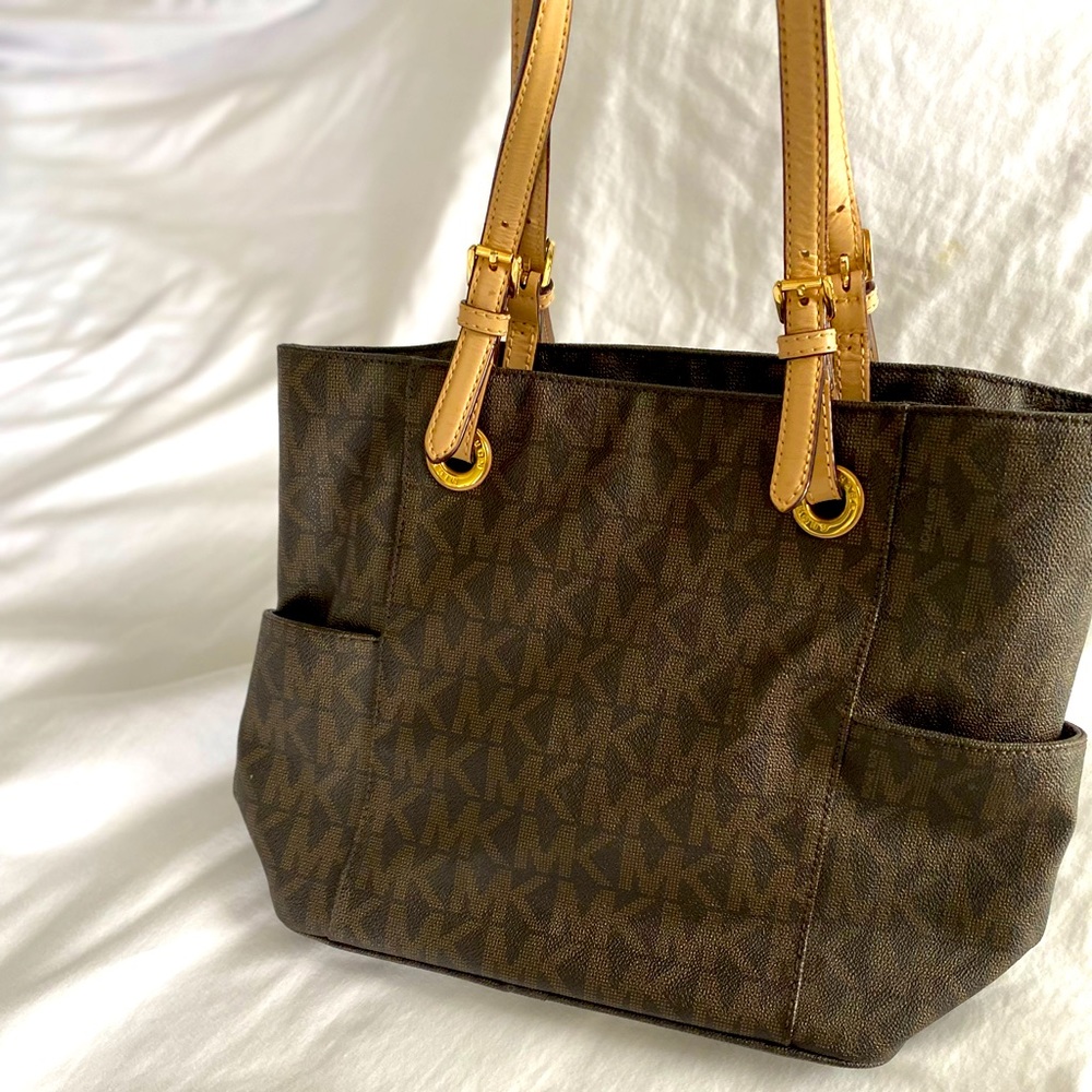 Michael Kors tote bag brown and light tan